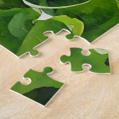 ホワイトカラリリーフラワーインガーデンアートパズル ジグソーパズル (側面)