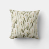 ホワイトカラリリーフローラ クッション (正面)