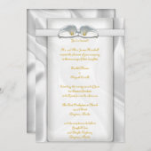 ホワイトカラリリー招待状 招待状 (正面/裏面)