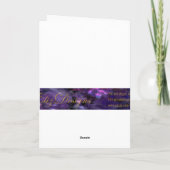 ホワイトカラリリー母の日のカード カード (裏面)