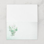 ホワイトカラリリー空白の座席表 プレイスカード (外部開封)