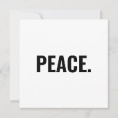 ホワイトカラーとブラックの文字ミニマリスト (正面)