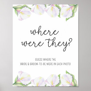 ホワイトカラーの花 - Where Were They ポスター