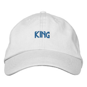 ホワイトカラーKINGワンダフル インパレッシブ スプリームハット 刺繍入りキャップ