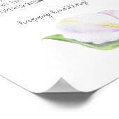 ホワイトカラ – リングや輪狩りブライダルシャワーゲーム ポスター (角)