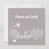 ホワイトカントリークリスマスピースオンアースカード (正面)