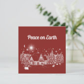 ホワイトカントリークリスマスピースオンアースカード (スタンド正面)