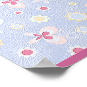 ホワイトカントリーバニー子供部屋 ポスター (角)