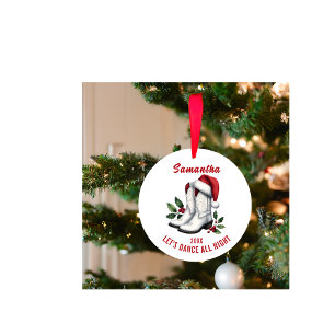 ホワイトカントリー素朴カウボーイブーツオーナメント セラミックオーナメント