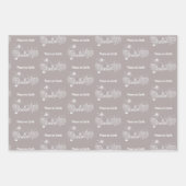 ホワイトカントリー・クリスマス・ピース・オン・アース ラッピングペーパーシート (正面)