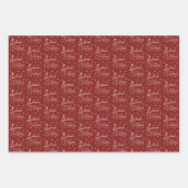 ホワイトカントリー・クリスマス・ピース・オン・アース ラッピングペーパーシート (正面3)