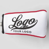 ホワイトカンパニモダンーロゴビジネスクラブブランド ゴルフヘッドカバー (正面)