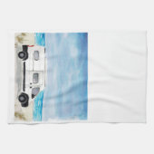 ホワイトカンパーヴァンキッチンタオルRVテーマ キッチンタオル (横)