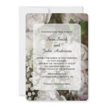 ホワイトカーネーションと赤ちゃんの息結婚の数