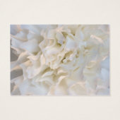 ホワイトカーネーションサンキュー結婚式の引き出物ラベル (裏面)