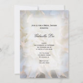 ホワイトカーネーションフローラブライダルシャワー 招待状 (正面)