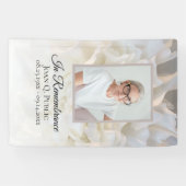 ホワイトカーネーションフローラライフ葬儀お祝い 横断幕 (横)