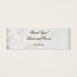 ホワイトカーネーション結婚フローラサンキューメッセージカード