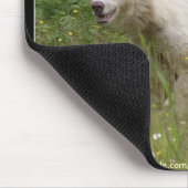 ホワイトカーモード（スピリット）ベア マウスパッド (コーナー)