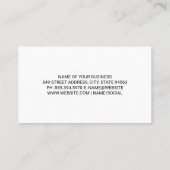 ホワイトカー |炭素繊維 名刺 (裏面)