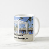 ホワイトガゼボビーチ コーヒーマグカップ (正面右)