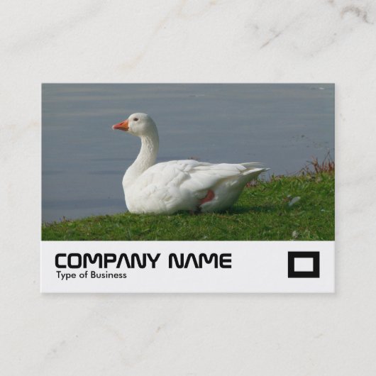 ホワイトガチョウ 名刺 (正面)