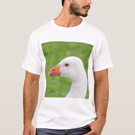 ホワイトガチョウ Tシャツ (正面)