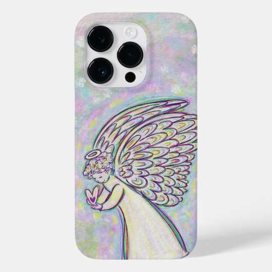 ホワイトガーディアンエンジェルアーカスタムトiPhoneケース Case-Mate iPhoneケース (裏面)