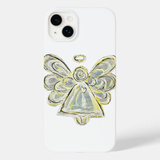 ホワイトガーディアンエンジェルアーカスタムトiPhoneケース Case-Mate iPhoneケース (裏面)