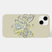 ホワイトガーディアンエンジェルアートカスタムiPhoneケース Case-Mate iPhoneケース (裏面 (横))