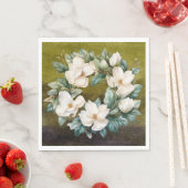 ホワイトガーデニアナプキンス スタンダードランチョンナプキン (インサイチュ)