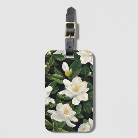 ホワイトガーデニア ラゲッジタグ (正面縦)