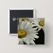 ホワイトガーデンデイジー 缶バッジ (正面&裏面)