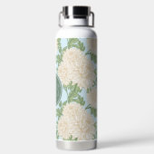 ホワイトガーデンムーム花柄 ウォーターボトル (背面)