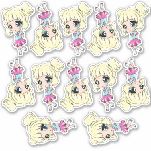 ホワイトガールズシール シール (正面)