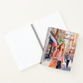 ホワイトガールトラベロカスタマイズグ – 名前 ノートブック (内部)