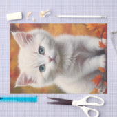 ホワイトキッテンオータムポートレート 薄葉紙 (クラフト)