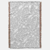 ホワイトキツネグレームーンクラウドベアーディアロッジボーイズ スローブランケット (正面縦)