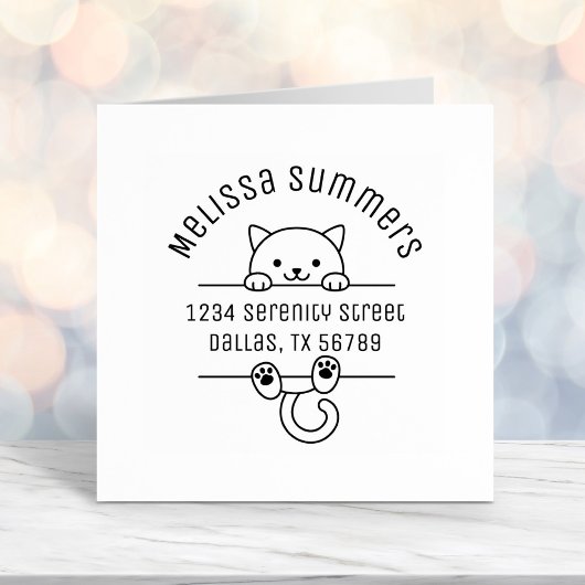 ホワイトキャットアーチアドレス2 セルフインキングスタンプ