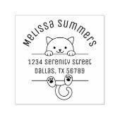 ホワイトキャットアーチアドレス2 セルフインキングスタンプ (デザイン)