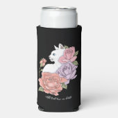 ホワイトキャットピーチラベンダーピンクローズ スリム缶クーラー (Seltzer正面)
