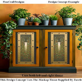 ホワイトキャットフラワーズ金ゴールドクリムトスタイルデコパージュR 130 薄葉紙