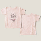 ホワイトキャット名前をカスタムする (デザイン正面&裏面)