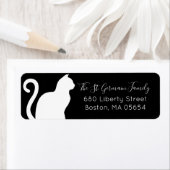 ホワイトキャット差出人住所 ラベル (インサイチュ)