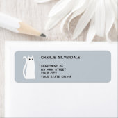 ホワイトキャット差出人住所 ラベル (インサイチュ)