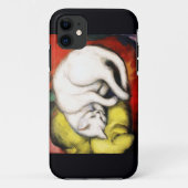 ホワイトキャット絵画ズバイフランツ・マーク Case-Mate iPhoneケース (裏面)
