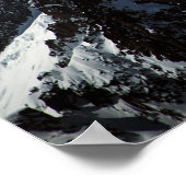 ホワイトキャップ：モンブラン山頂 ポスター (角)