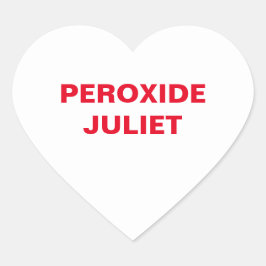 ホワイトキャンディハート ハートシール