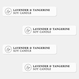 ホワイトキャンドル不正開封防止シールあなたのロゴラベル ラベル