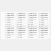 ホワイトキャンドル不正開封防止シールあなたのロゴラベル ラベル (シート)